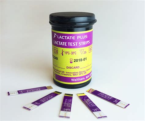 lactate plus individual test package|lactate test strips.